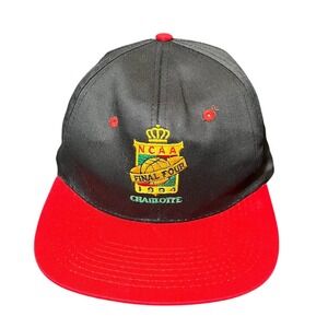 D&D NCAA Final Four 1994 Charlotte Hat Mens OS Black Red Snapback Vintage